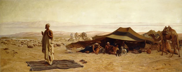 Le Chef de la maison en prière, 1872