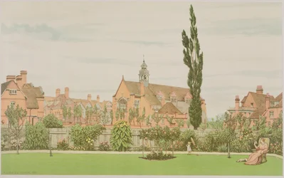 Église et Presbytère, Bedford Park, 1881