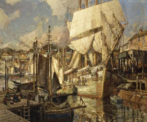 Navire de sel de Cadix, port de Gloucester