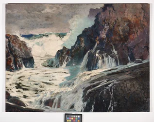 Après la tempête, vers 1925 (huile sur contreplaqué)