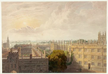 Vue de la bibliothèque Radcliffe