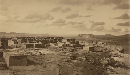 Enchanted Mesa, Acoma, Nouveau Mexique,1900 (photo)