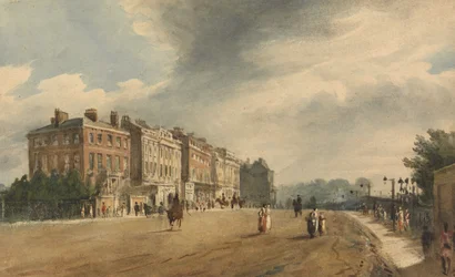 Apsley House et Piccadilly ... depuis Hyde Park Corner