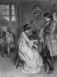 Une scène de Tom Jones de Henry Fielding