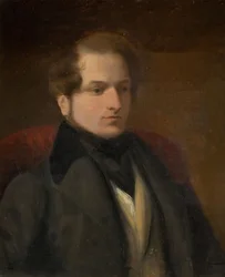 Portrait de Samuel Rostill Lines, début du 19ème siècle