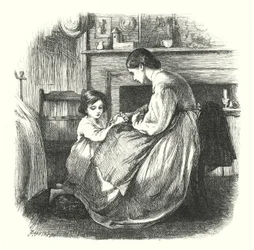 Un enfant en prière
