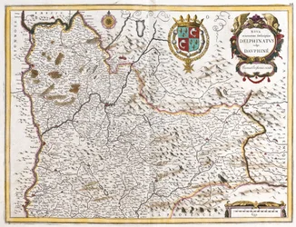 Carte du Dauphiné (France)