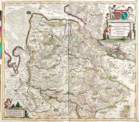 Carte du Duché de Brême et Verden (Allemagne)