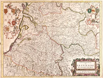 Carte du Gouvernement de Guyenne et Gascogne (France)