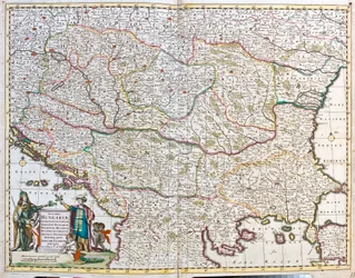 Carte du Royaume de Hongrie (gravure)