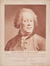 Portrait du Baron Johann Albrecht von Korff 1697-1766, milieu du 18ème siècle