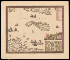 Insula Malta accuratißime Delineata Urbibus et Fortalitiis expressa