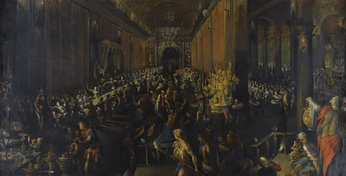 Le Festin de Balthazar, 1596
