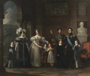 Famille Bernadotte (monarchie de Suède et Norvège): Oscar I (1799-1859), Désirée Clary (1777-1860), Joséphine de Leuchtenberg (1807-1867), Charles XV (1826-1872), Oscar II (1829-1907), Charles XIV Jean (1763-1844), le prince Gustave (1827-1852) et le princ