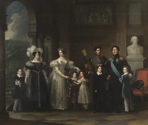 La famille Bernadotte, 1837