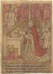 La Messe de Saint Grégoire [recto]