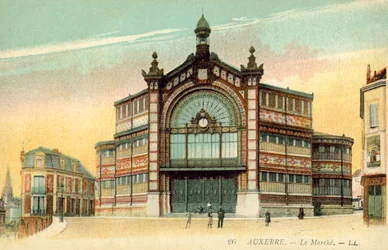 Auxerre, France, Le Marché