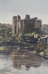 Clisson, Château, Vue prise du viaduc