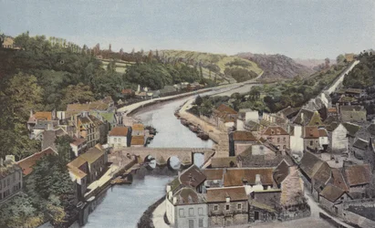 Dinan et la Rance Inférieure, Vue prise du viaduc de Lanvallay