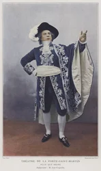 Jean Coquelin en Talleyrand dans Plus que Reine