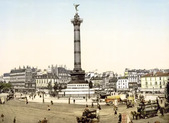 Place de la Bastille, Paris, pub. 1900