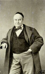 Portrait de Charles Augustin Sainte Beuve (1804 - 1869), écrivain, journaliste et critique littéraire