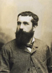 Portrait de Claude Monet (1840-1926), peintre français.