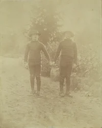 Portrait de Michel Monet et Jean-Pierre Hoschedé