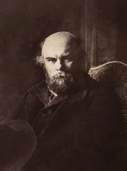 Portrait de Paul Verlaine (1844-1896), poète français.