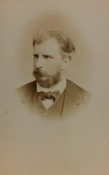 Portrait de William Bouguereau, peintre français; carte de visite