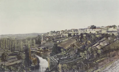 Valence-sur-Baïse, Vue générale