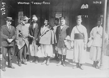 Turcos blessés à Paris, 1914
