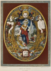 Émail de Limoges du 16ème siècle, illustration du Dictionnaire de l