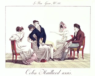 Un jeu de Colin-Maillard, vers 1810-20