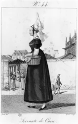 Une servante de Caen, c.1820-30