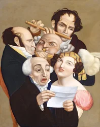 Un Groupe Musical, vers 1830
