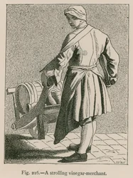 Un marchand de vinaigre ambulant