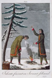 Un homme yakoute prêtant un serment solennel, 1811