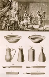 Salon de coiffure et outils de coiffeur, de l
