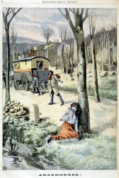 Une gitane abandonnée par sa famille - dans « Le Petit Parisien » du 15/03/1903