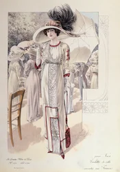 Robe de ville, des Grandes Modes de Paris