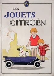 Publicité pour les jouets Citroën, 1922