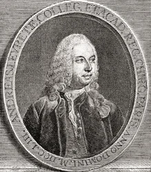 André Levret, 1703-1780. Obstétricien français. De Les Heures Libres publié en 1908.