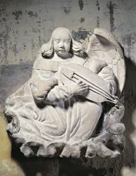 Ange musicien jouant d