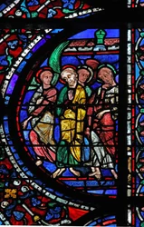 Apôtres montrant la mort de la Vierge