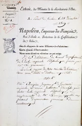 Nomination par Napoléon d