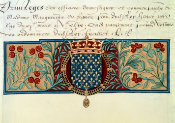 Armes de France (entourées du collier de l