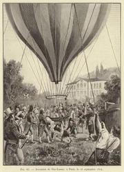 Ascension de Gay-Lussac, à Paris, le 16 septembre 1804