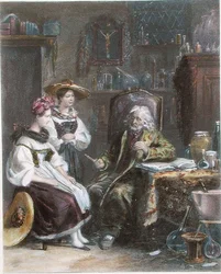 Chez le médecin de campagne, c.1840