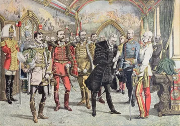 Crise austro-hongroise - réception des magnats hongrois par l